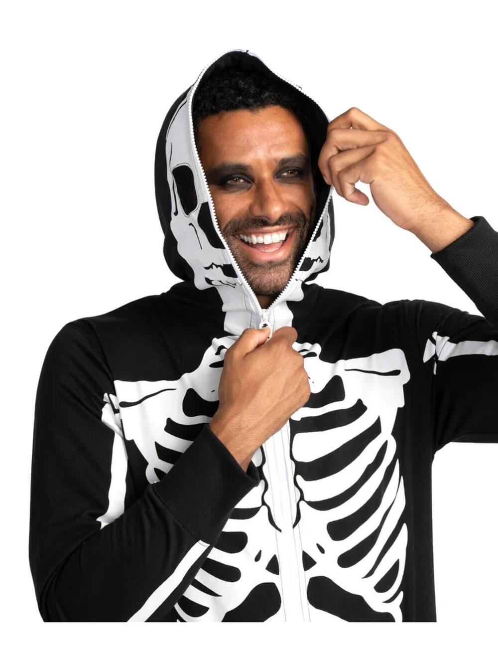 NWT Tipsy Elves Men's Halloween Skeleton Costume Size XXL - Picture 6 of 10